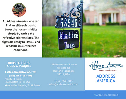 Yard Address Signs - Browse Custom Address Signs | Addr