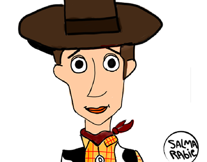Woody character from toy story film