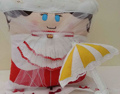 Handmade Julie Andrews Mary Poppins Fan Art Pillow