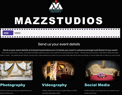 Mazz Studios Website