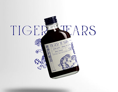 Tiger Tears - Hot Sauce packaging