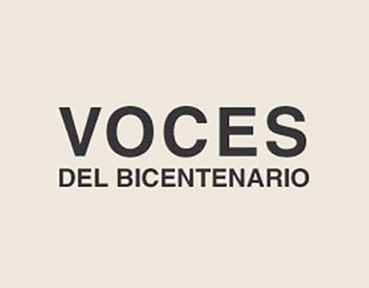 Voces del Bicentenario - Infografía