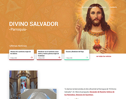 RESIDEÑO SITIO WEB DIVINO SALVADOR