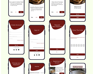 Dyno Diner Menu App