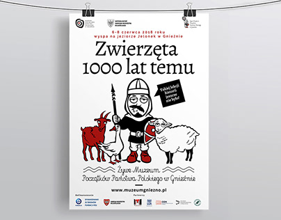 Graphic design for "Żywe Muzeum" exhibition