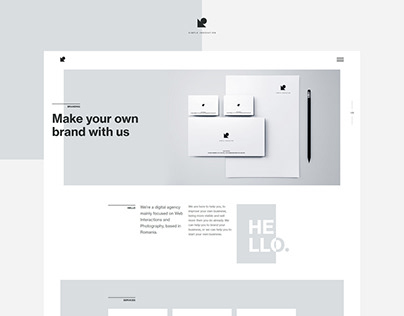 Design Creator Lab - Webdesign project