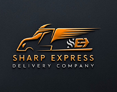 visual identity for sharp Express delivery company