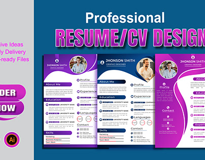polished resume, CV, cover letter, LinkedIn profile.