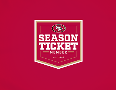 49ers Season Ticket Member logo