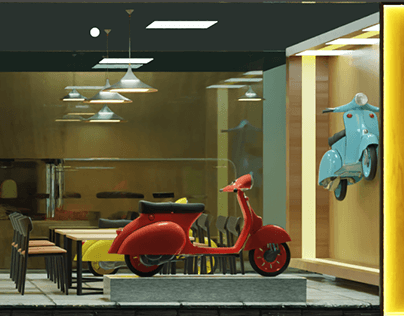 Electric Bike & Scooter - Showroom Design