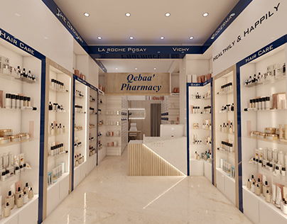 Qebaa' Pharmacy interior