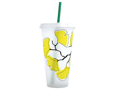 Ginko Wrap for Cold Cup 24oz