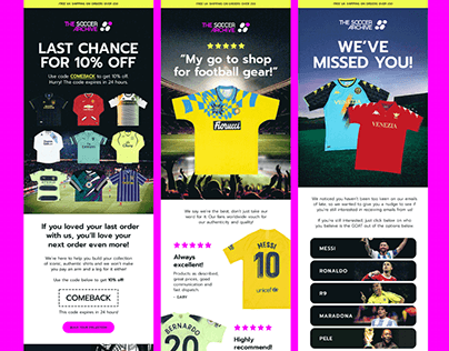 The Soccer Archive Email Design