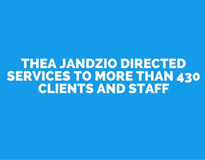 Thea Jandzio Directed Services To More Than 430 Clients