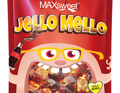 Packaging for Maxsweet Jello Mello