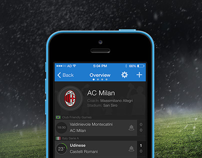 Score Alarm - mobile app