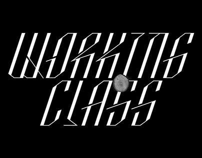 Type Design – Working Class Typeface