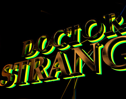 Doctor Strange-3D Title