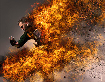 Fire & Ashes Photoshop Action