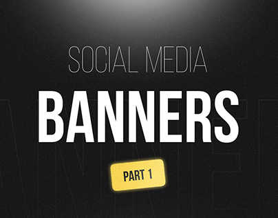 Social media BANNERS (part 1)