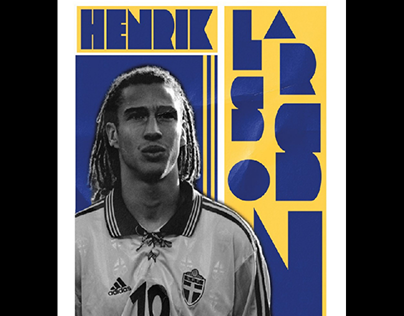 Football Posters: Henrik Larsson
