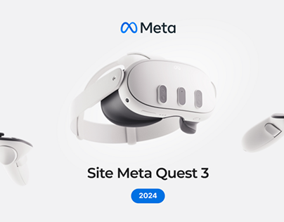 Redesenho do site Meta Quest 3