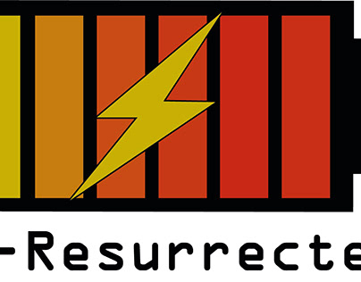 UF project | B-Ressurected logo for phone case battery