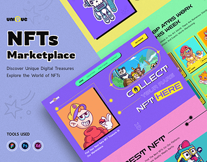 Nft Marketplace Landing Page Design