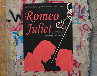 Romeo and Juliet School Play Poster