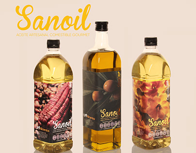 Sanoil. Edible oils / Aceites comestibles.