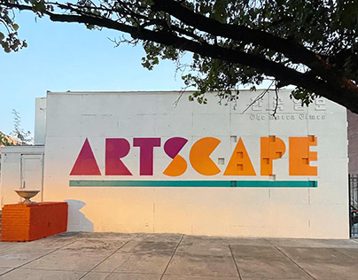 Artscape logo mural