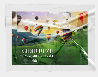 Cute Colorful Hot Air Balloon Art Graphic by Jafar1Rampersad