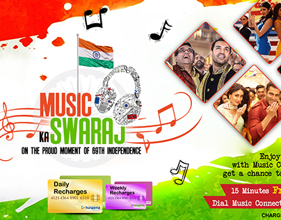 Music Ka Swaraj Mailers for Hungama