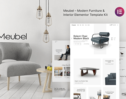 Modern Furniture WooCommerce Elementor Template Kit