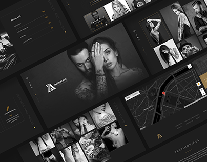 Landing Page for Tattoo Studio