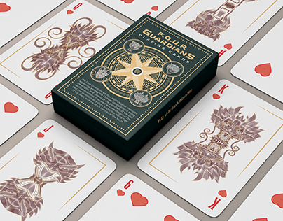 The Four Guardians Playing Cards