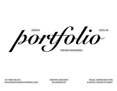 Design Portfolio | 2023-24