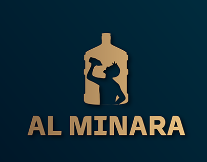 AL Minara Water Trading Campany Logo Presentation