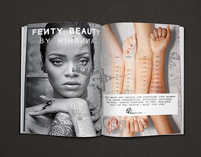 Biography of Robyn Rihanna Fenty Book Design