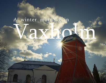 A winter morning in Vaxholm