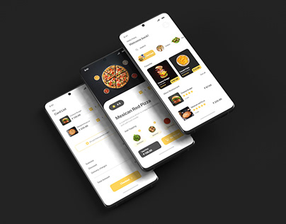 Online food delivery Application UI design
