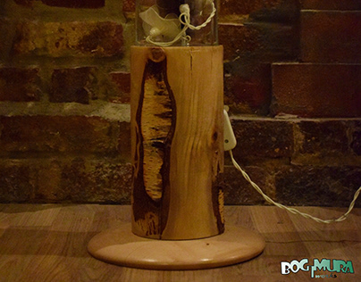 Wooden Lamp Support
