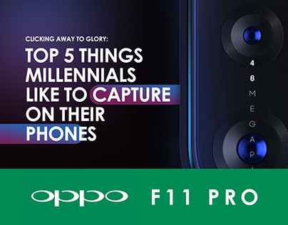OPPO F11 Pro Infographic about the camera 48 MP