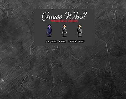 Guess Who? Presidential Edition (Original Game Design)