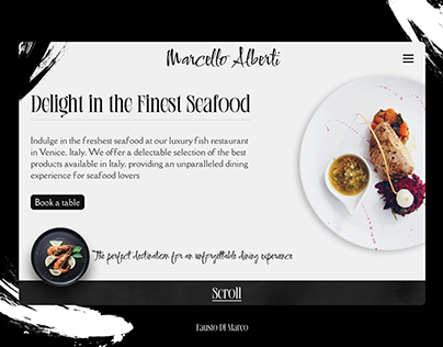 Web Design - Luxury Restaurant