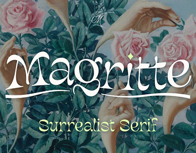 Magritte Surrealist Serif Font