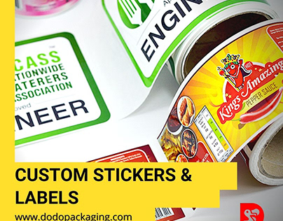 Custom Stickers & Labels Available At Wholesale Rates