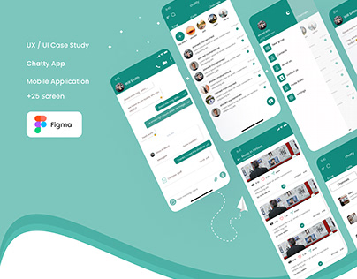 Chatty Mobile App | UX & UI Case Study