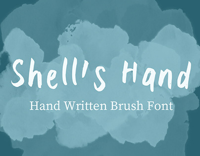 Shell's Hand Brush Font