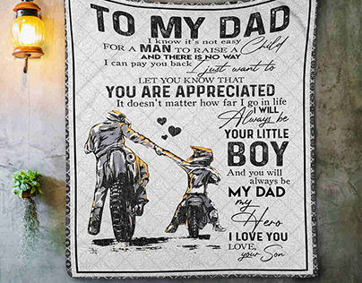 To My Dad – Motorcycle Blanket